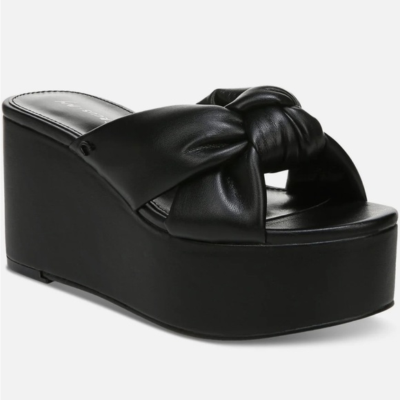 🖤SOLD🖤New Circus by Sam Edelman Women's Grady Knotted Platform Wedge Sandals - Picture 1 of 8